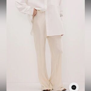 Dissh Myka Satin Cream Pants size 2